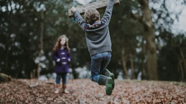 Dos niños en custodia compartida